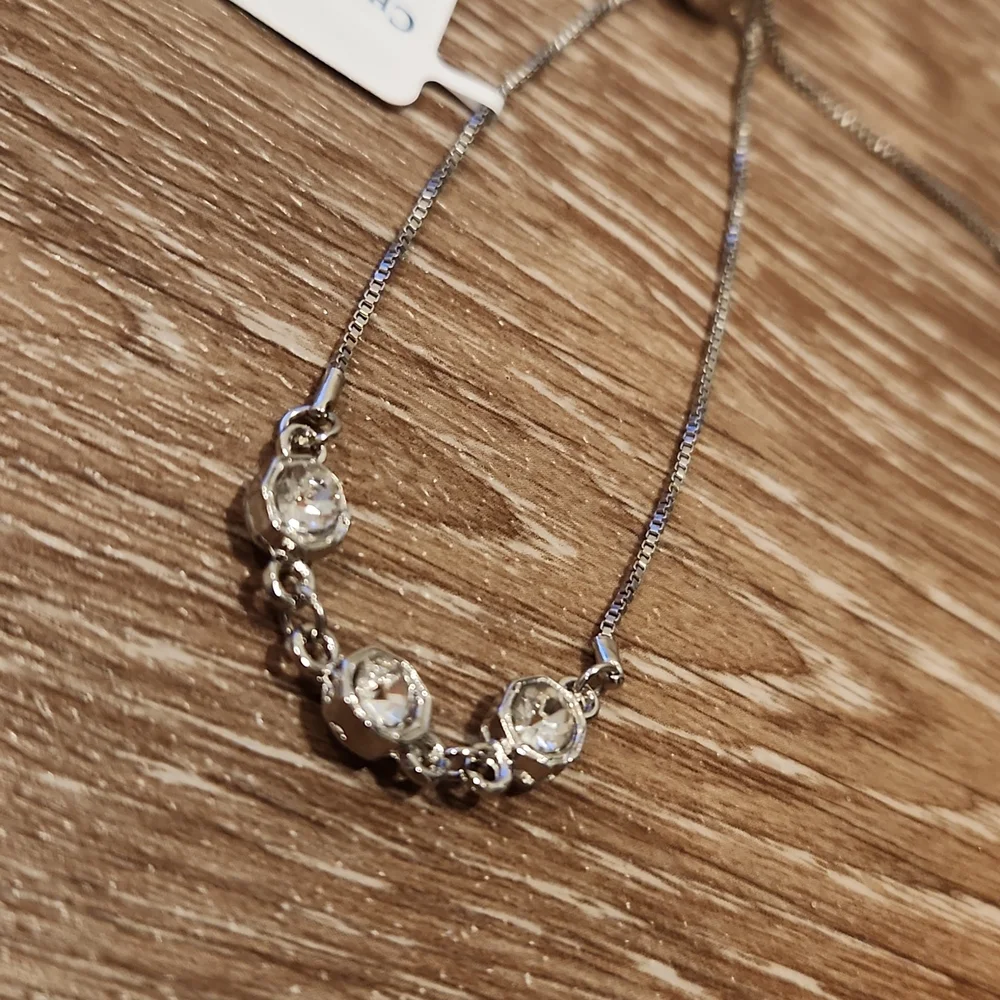 Charter Club Triple Crystal Bracelet